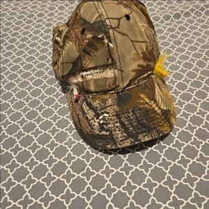 Realtree Camo Baseball Cap with Fishing Lure Accents
